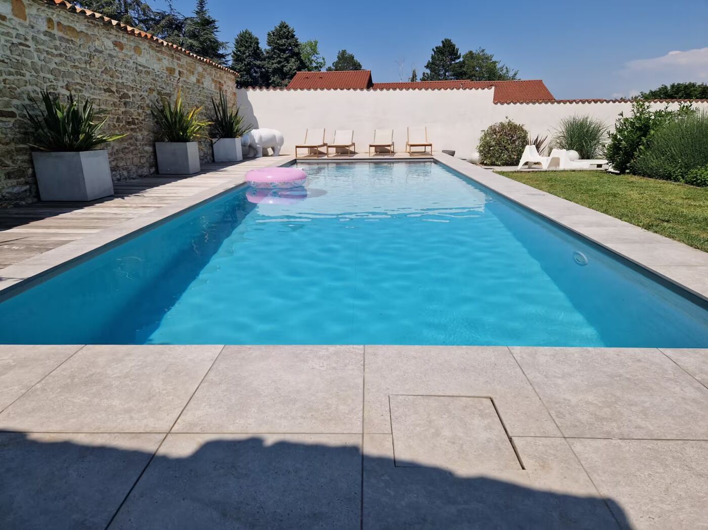 La piscine du domaine
